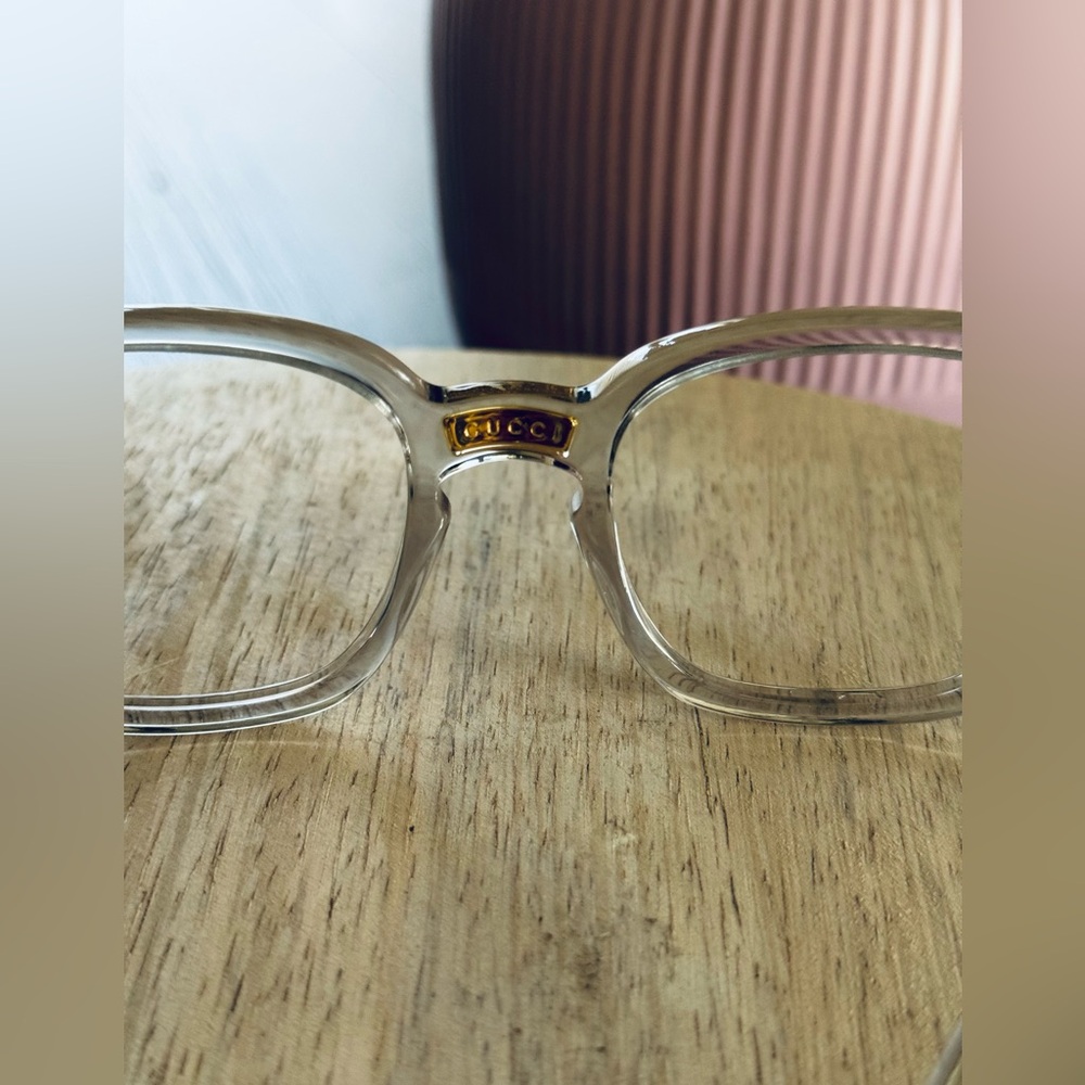 Gucci Rectangular Eyeglasses Gg0184o 005 Transpar… - image 8